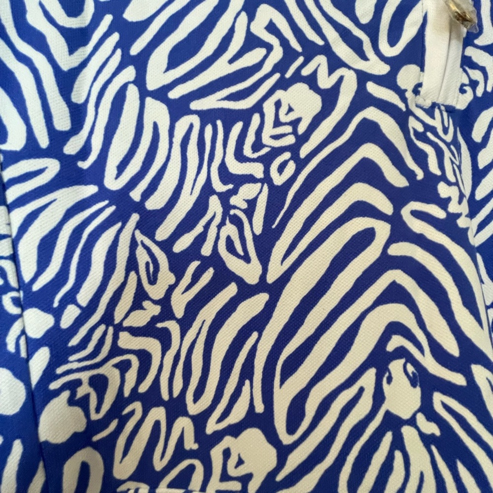 NWT Lilly Pulitzer size XL Alona Dress athletic style. Color: Martinique Blue - Picture 11 of 17